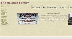 Desktop Screenshot of baumanfamily.com